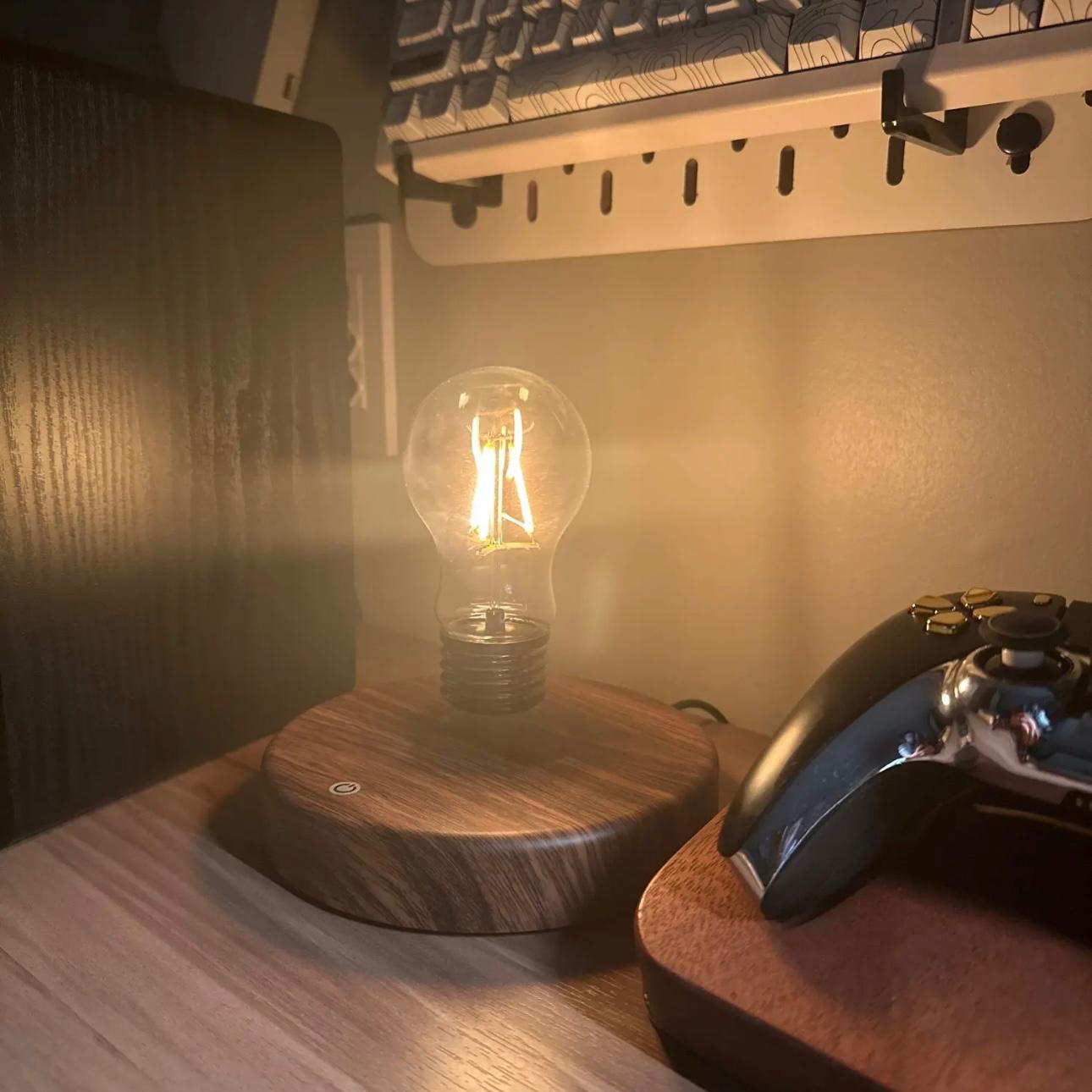 MysticGlow Floating Lamp - Energy-Efficient LED with Magnetic Levitation Technology