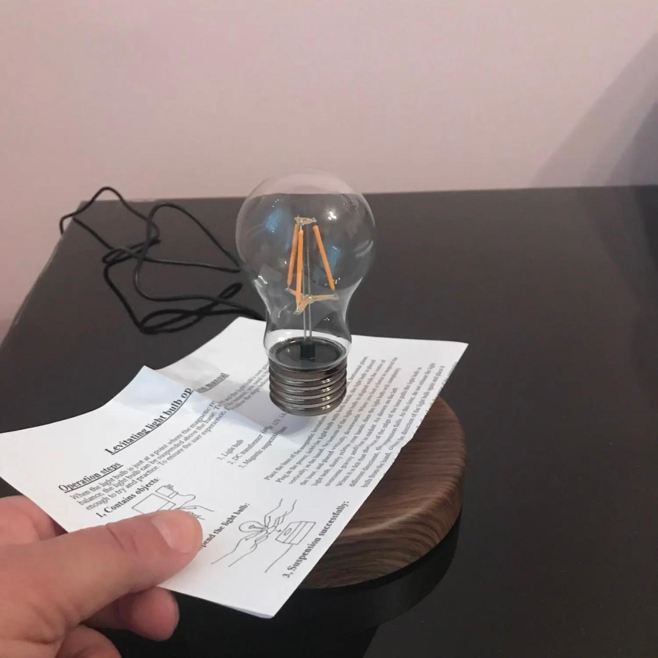 MysticGlow Floating Lamp - Energy-Efficient LED with Magnetic Levitation Technology