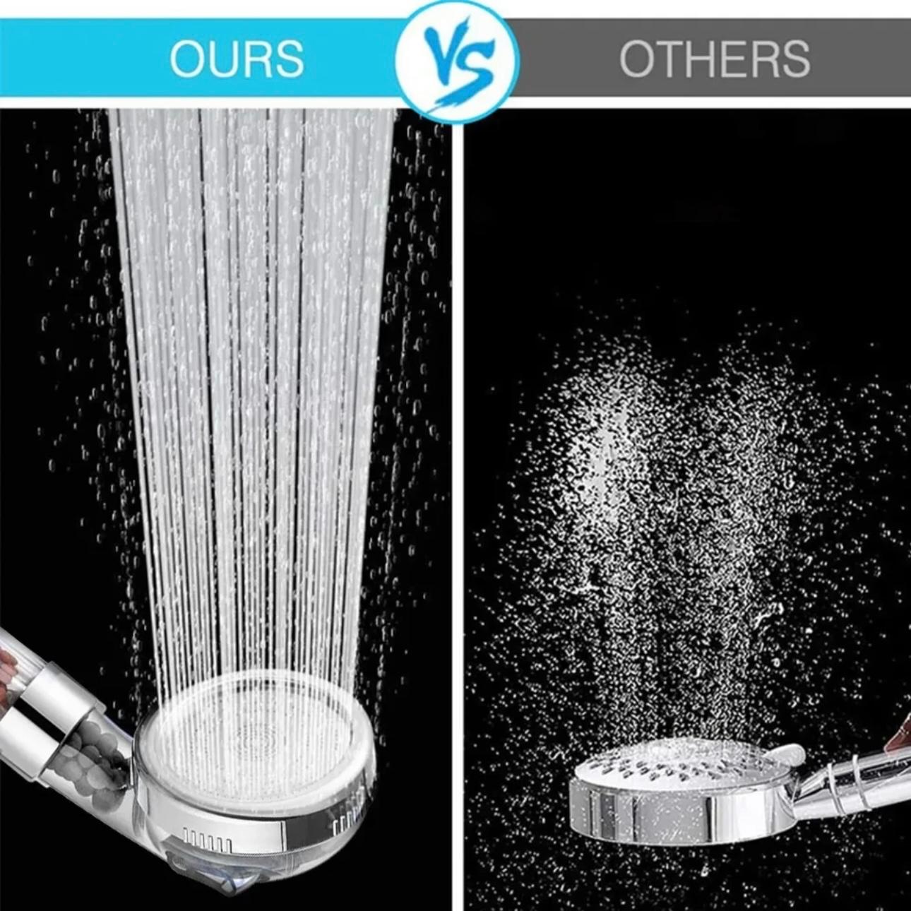 3-in-1 High Pressure SPA Shower Head - Luxurious Water Efficiency