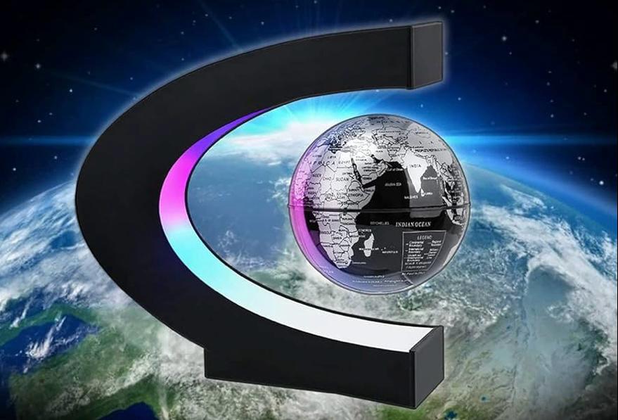 OrbitGlow: LED-Enhanced Magnetic Levitation Globe