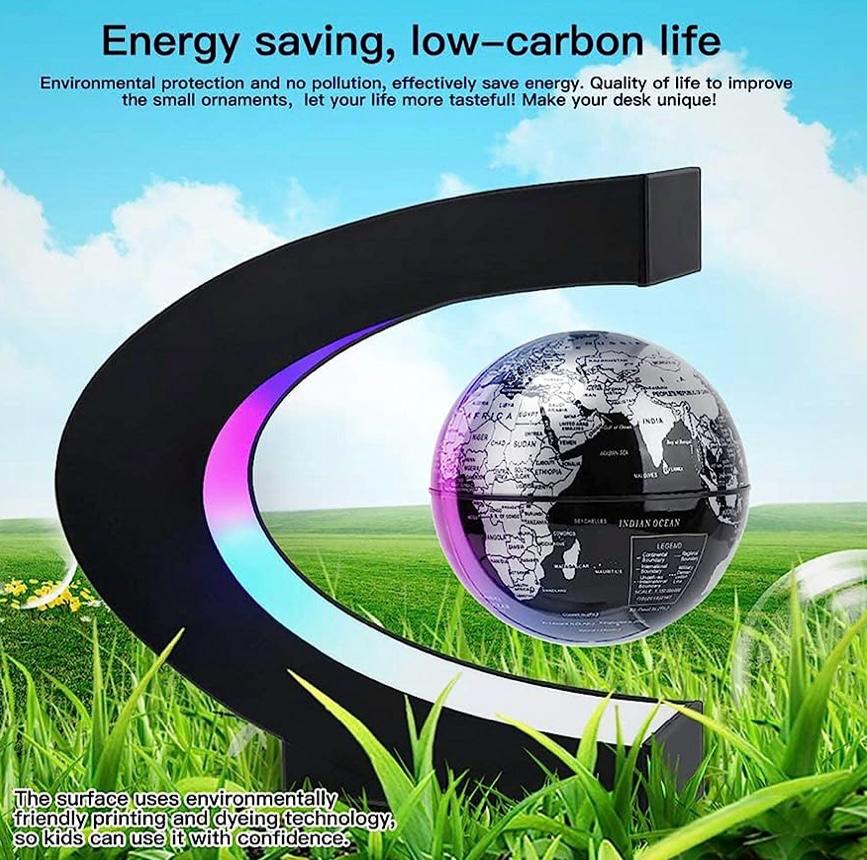 OrbitGlow: LED-Enhanced Magnetic Levitation Globe