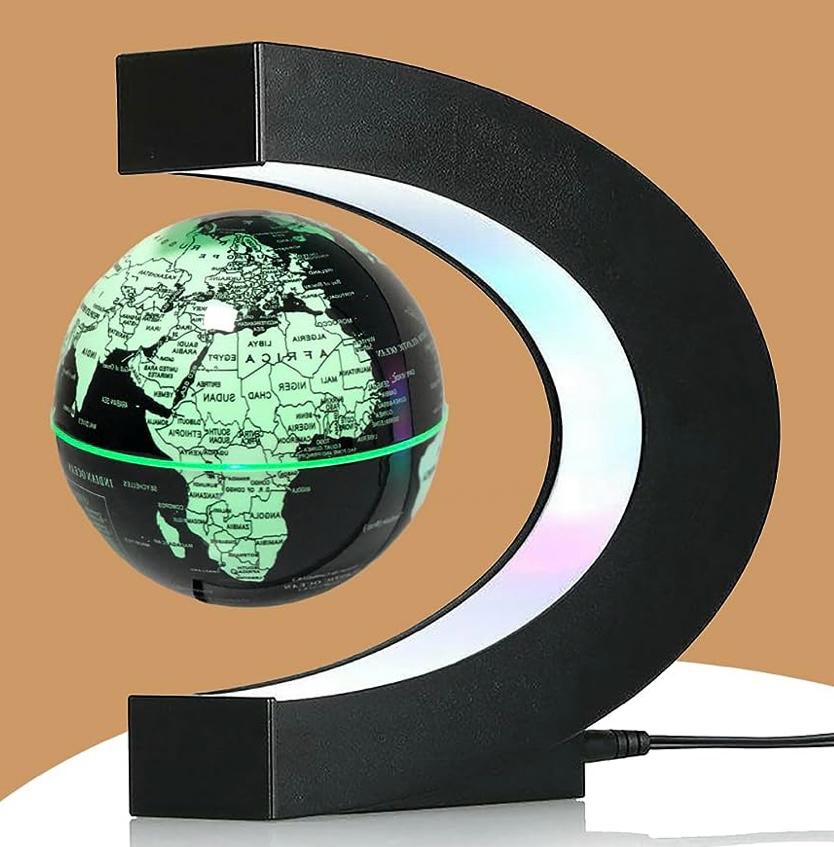 OrbitGlow: LED-Enhanced Magnetic Levitation Globe