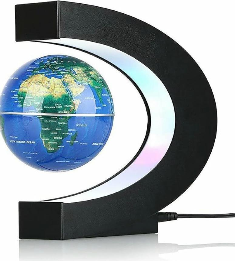 OrbitGlow: LED-Enhanced Magnetic Levitation Globe