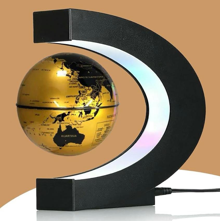 OrbitGlow: LED-Enhanced Magnetic Levitation Globe