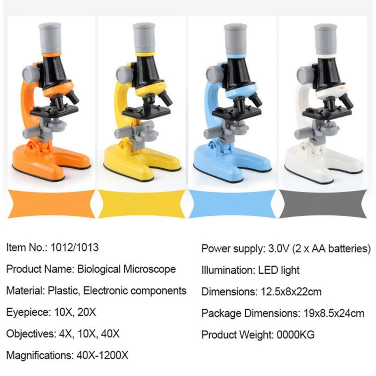 ExplorerZoom Kid's Microscope Kit - 1200x LED Science Lab