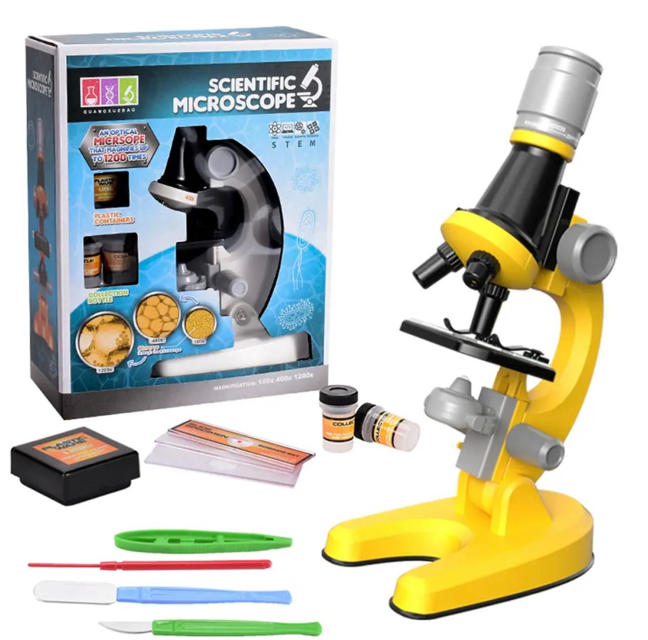 ExplorerZoom Kid's Microscope Kit - 1200x LED Science Lab