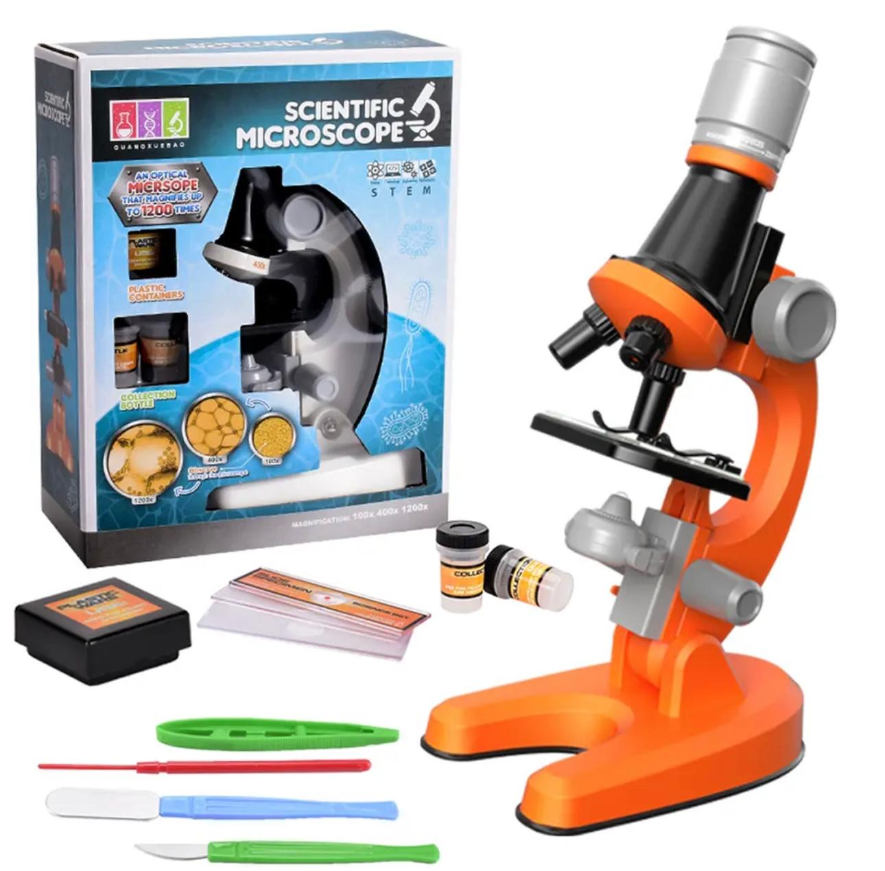 ExplorerZoom Kid's Microscope Kit - 1200x LED Science Lab