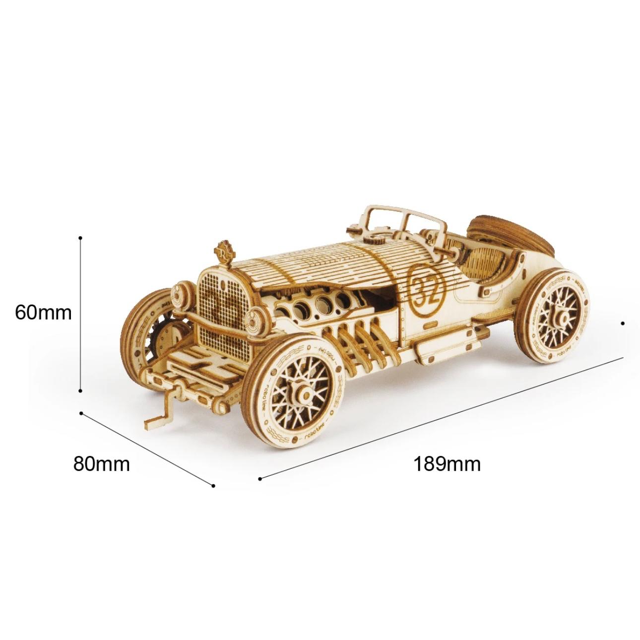 MasterBuilder 3D Wooden Puzzle Kit: Steam Train, Army Jeep & Heavy Truck