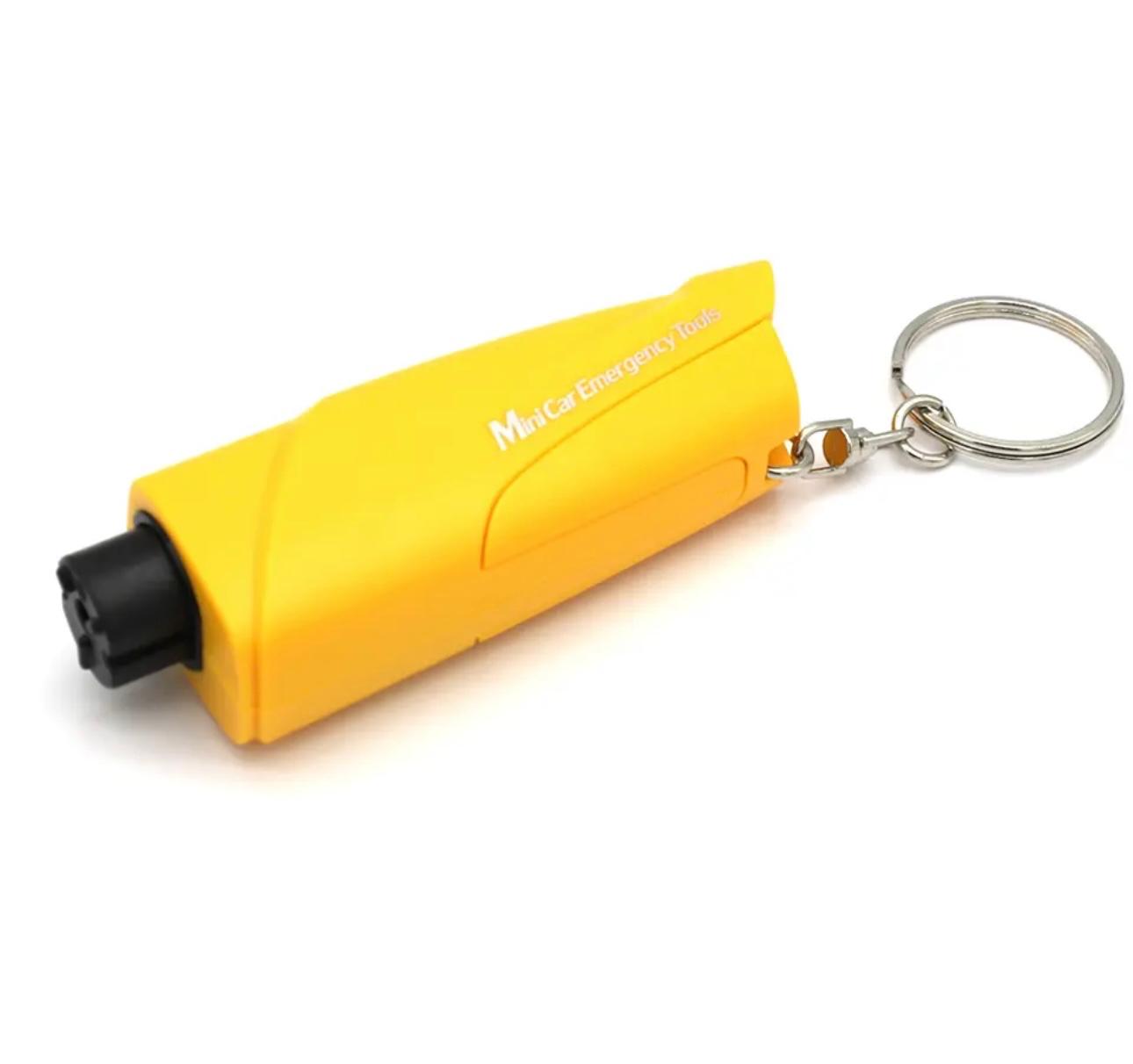 EscapeGuard: Compact Emergency Rescue Kit with Safety Hammer & Seat Belt Cutter