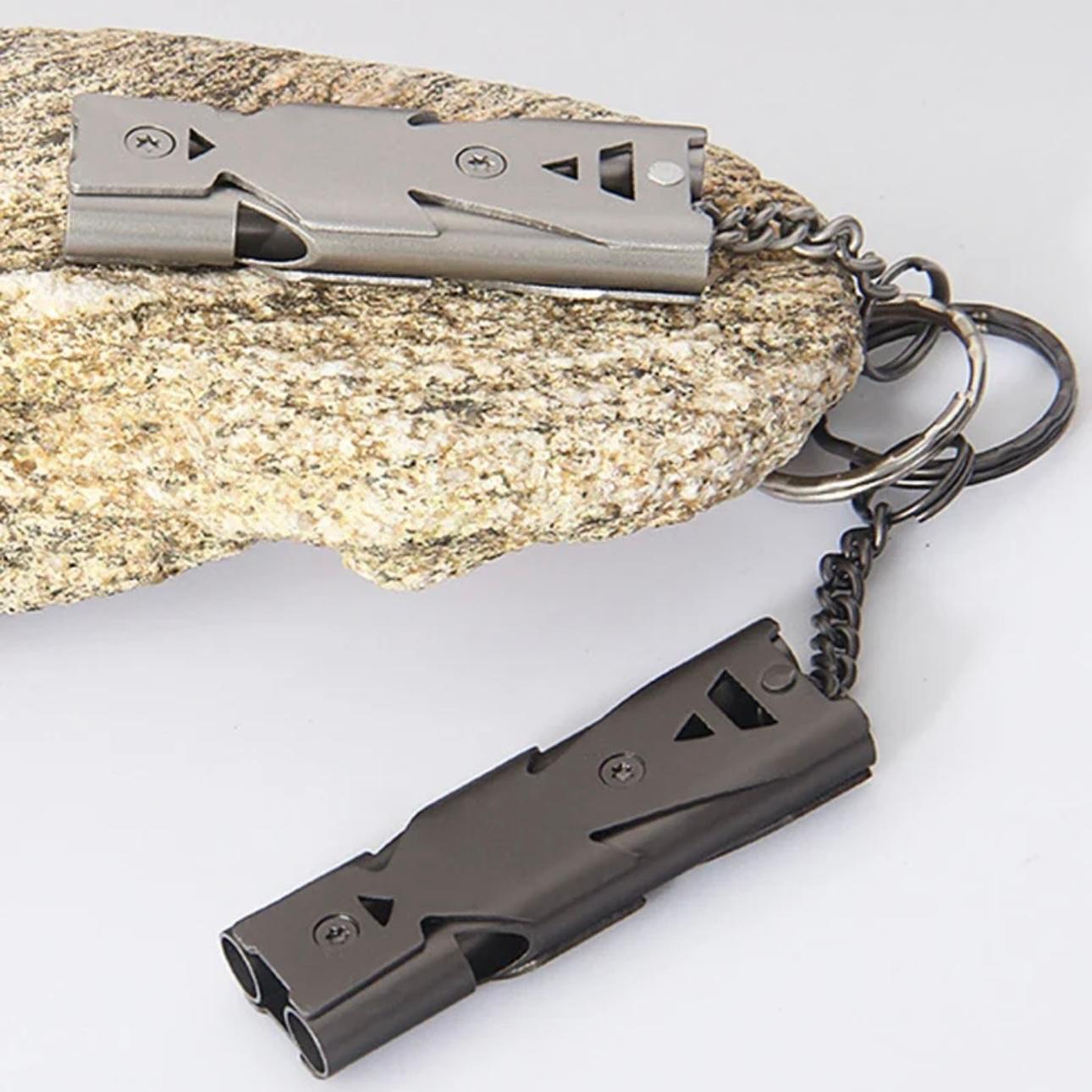 EchoGuard 180dB Dual-Tone Outdoor Survival Whistle