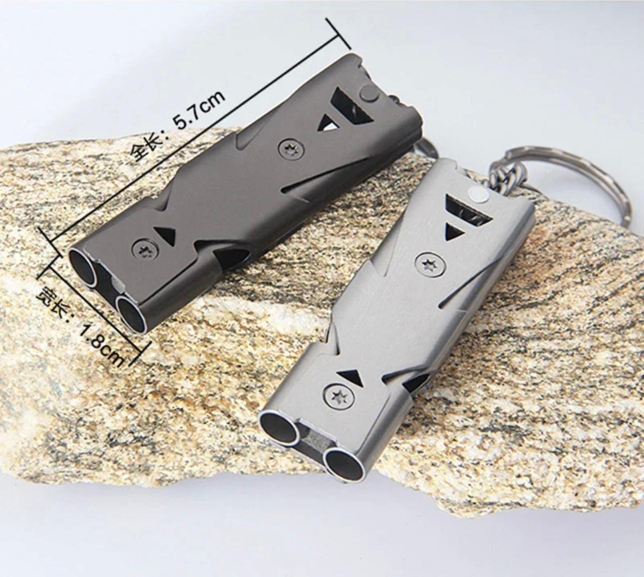 EchoGuard 180dB Dual-Tone Outdoor Survival Whistle