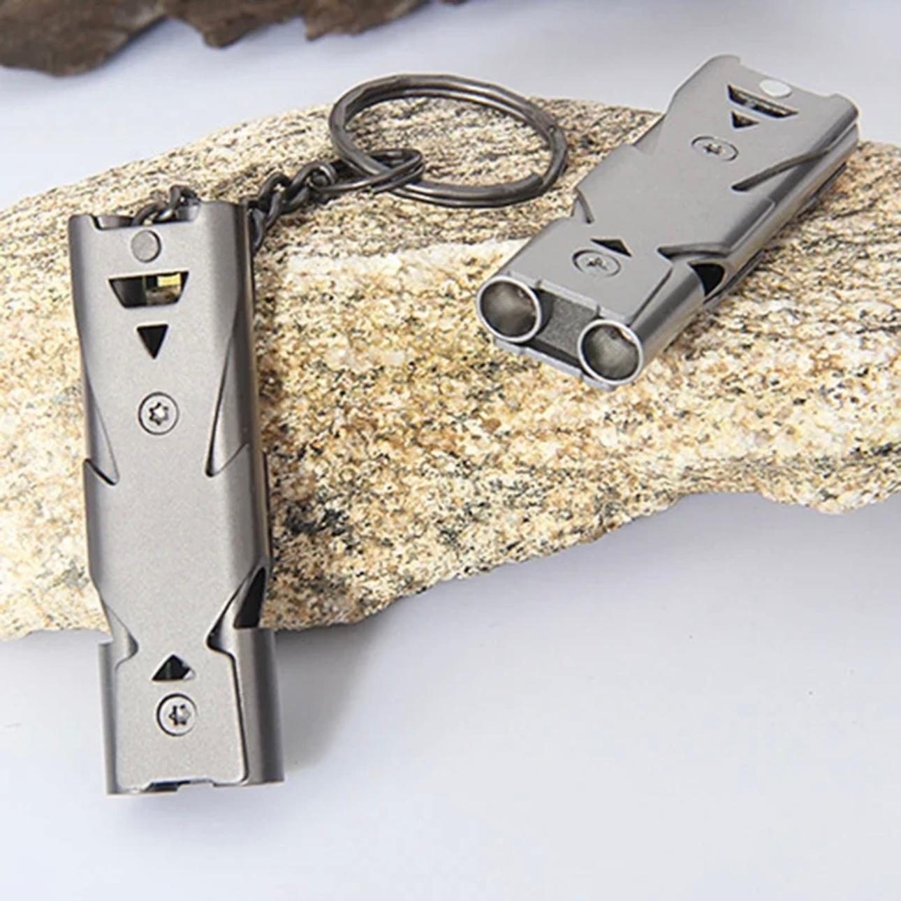 EchoGuard 180dB Dual-Tone Outdoor Survival Whistle