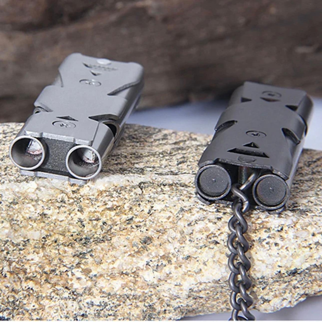 EchoGuard 180dB Dual-Tone Outdoor Survival Whistle
