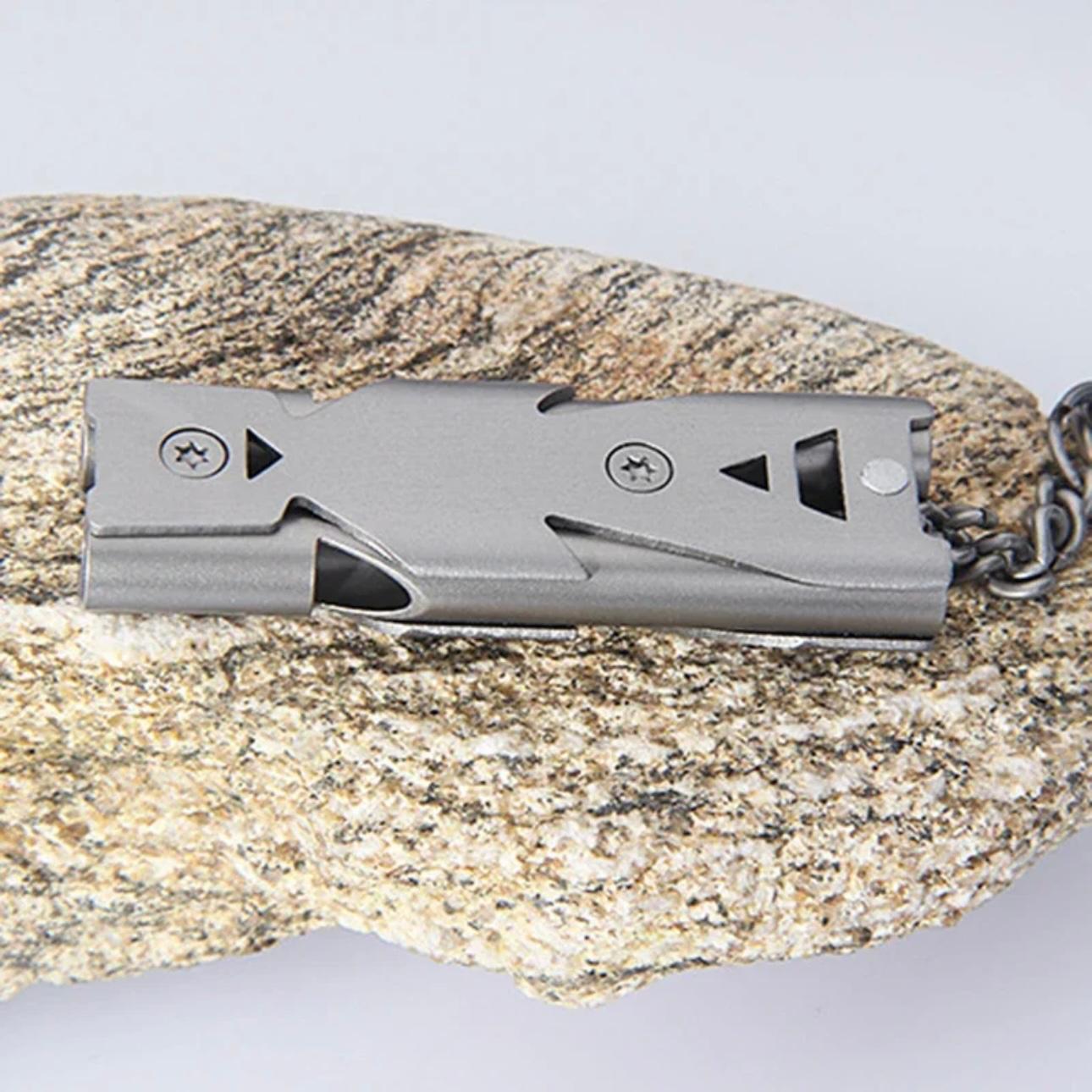EchoGuard 180dB Dual-Tone Outdoor Survival Whistle