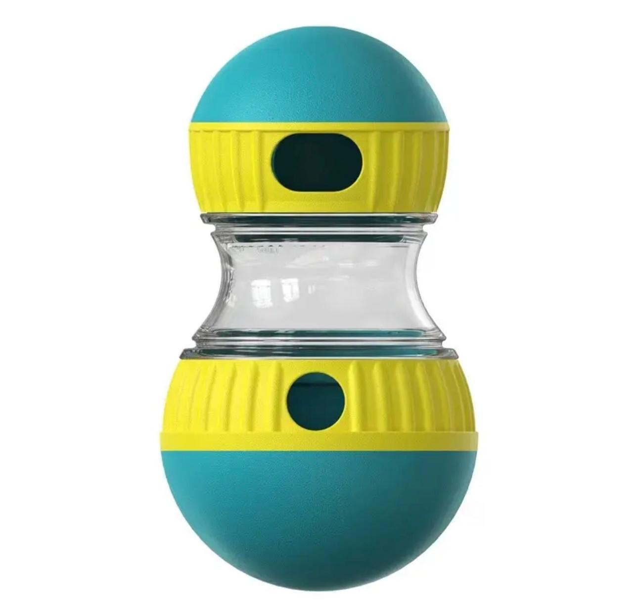 BrainyBall: Interactive Tumbler Food Dispensing Dog Toy