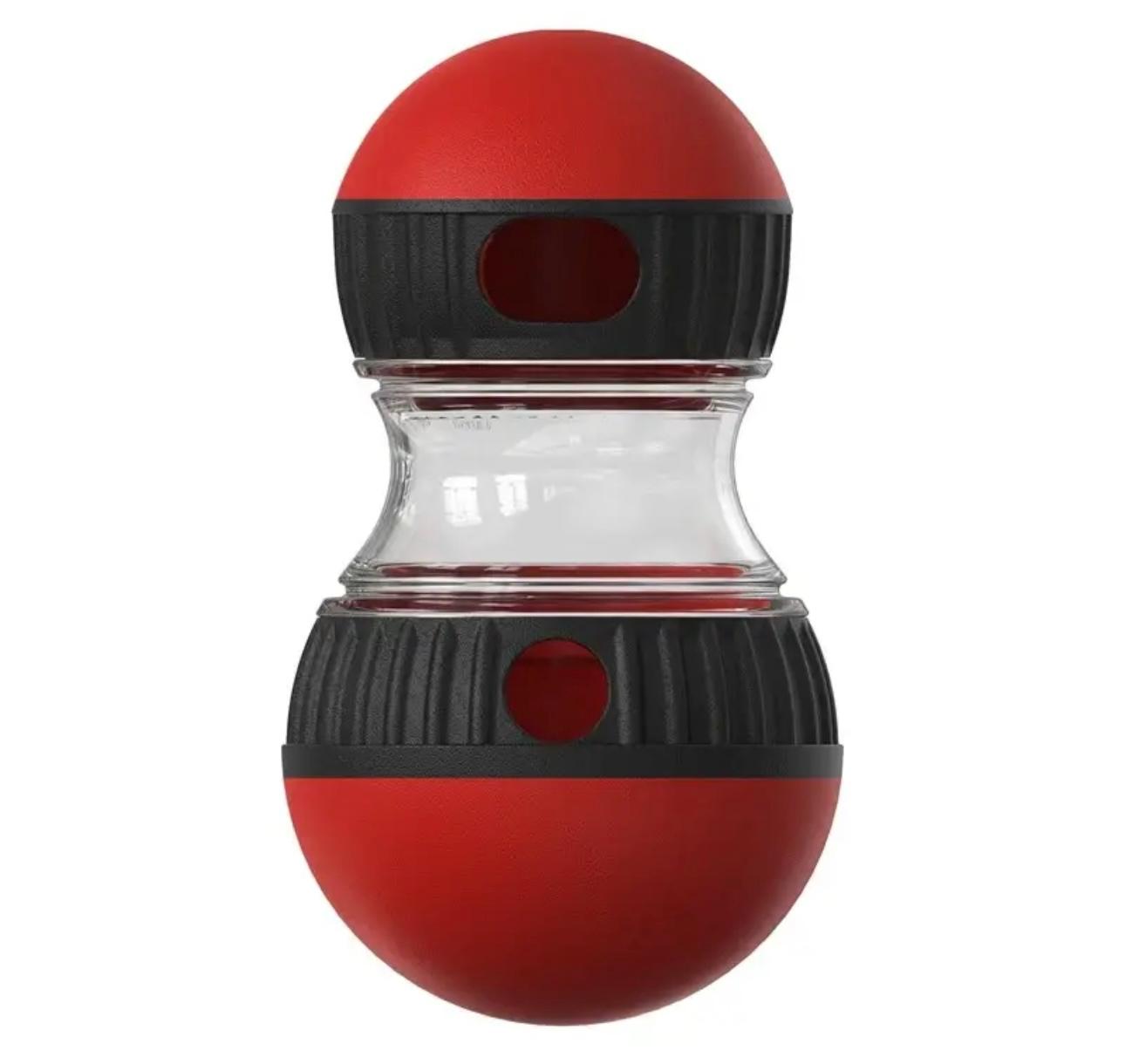 BrainyBall: Interactive Tumbler Food Dispensing Dog Toy