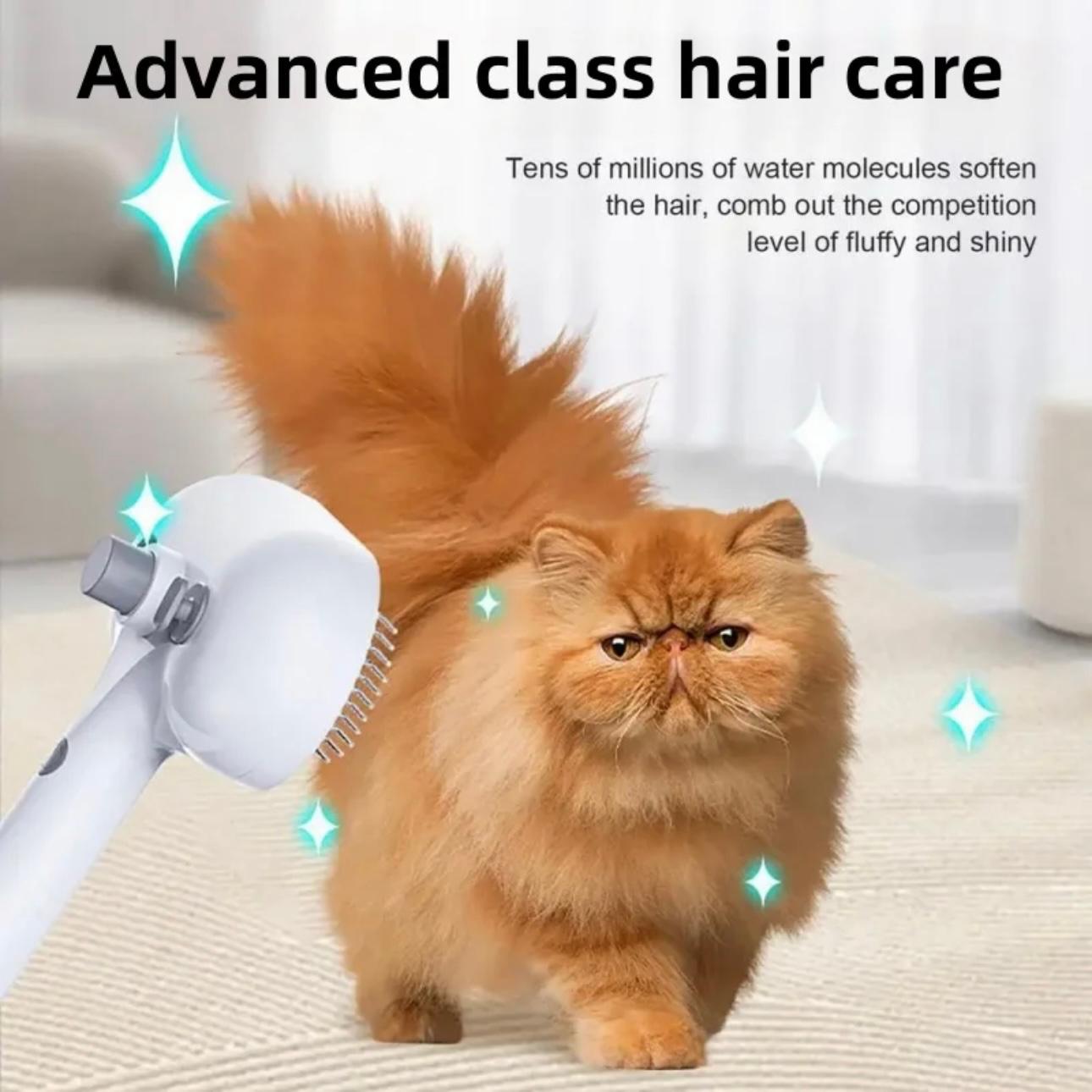 HydroMist Pet Grooming Comb - Static-Free Styling for Long-Haired Pets