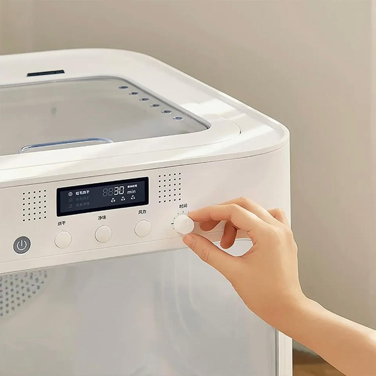 Silent Pet Hair Drying Box - Automatic & Stress-Free Grooming
