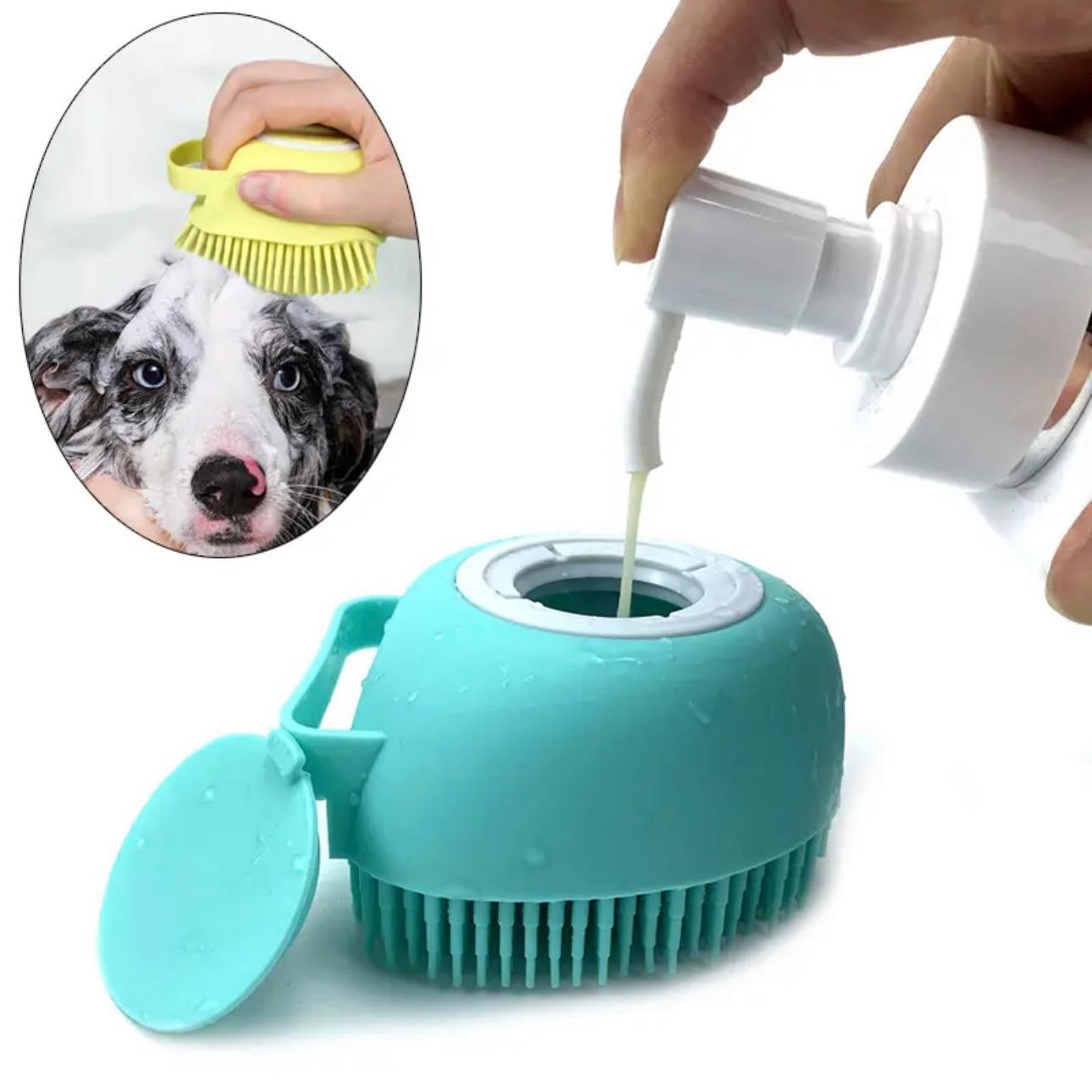 Silicone Pet Bathing & Massage Glove - Gentle Grooming for All Pets