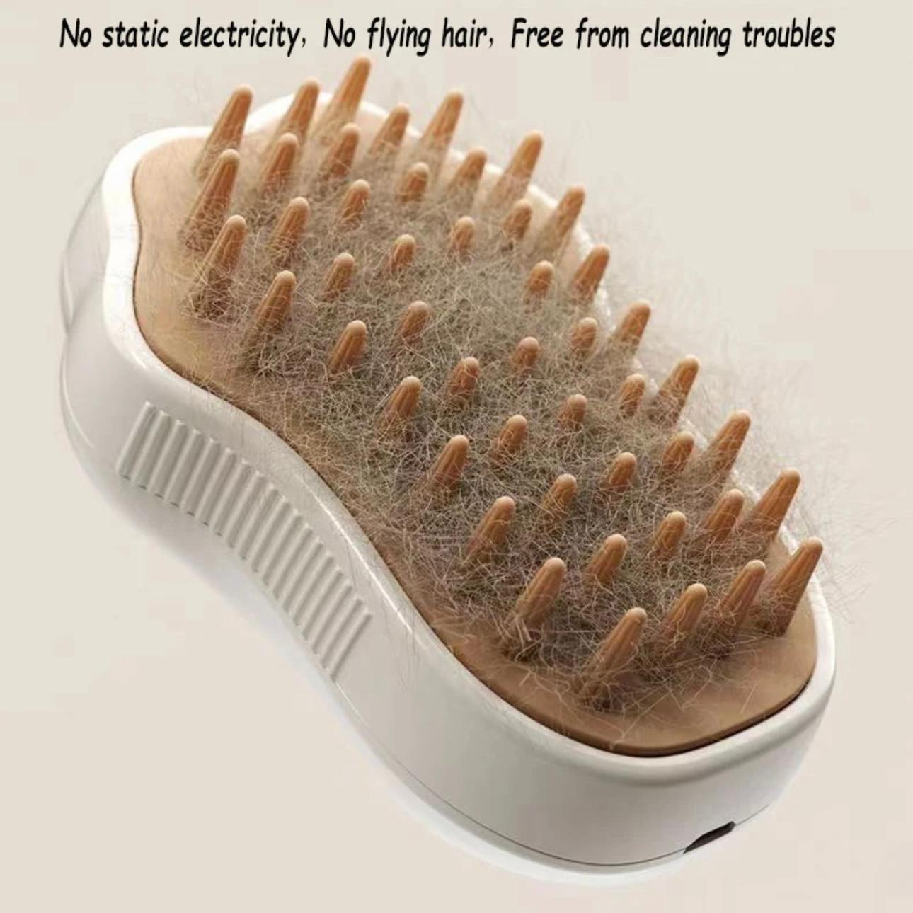 Multi-Function Pet Grooming Brush - Spray, Comb & Massage