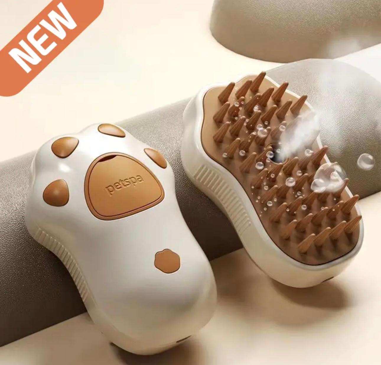 Multi-Function Pet Grooming Brush - Spray, Comb & Massage