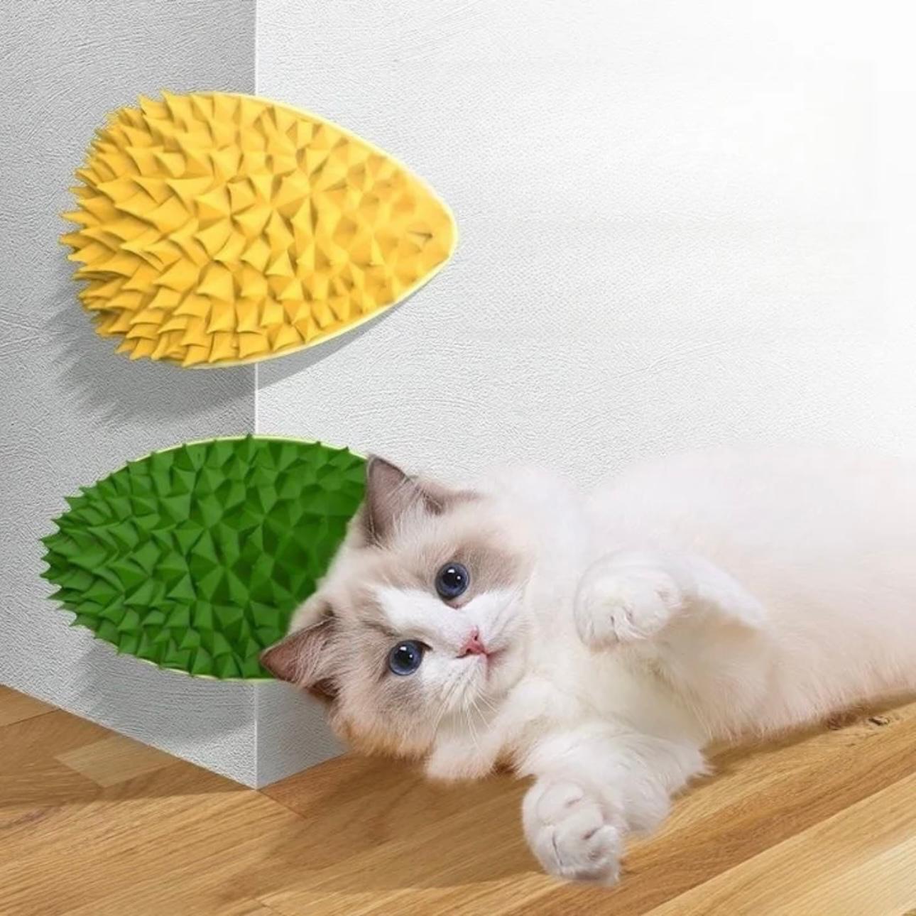 3-in-1 Cat Scratcher Massager - Ultimate Grooming & Comfort Tool