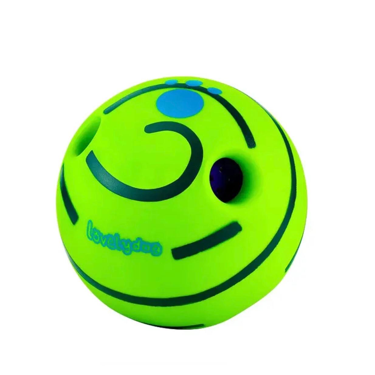 Giggle Fun Dog Toy Ball - Interactive, Battery-Free Chew Toy with Sounds