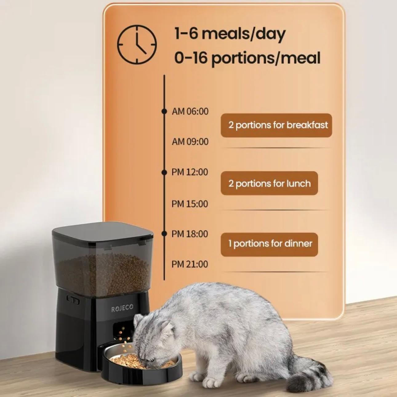 SmartServe 2L Auto Pet Feeder - Precision Meal Dispenser for Cats & Dogs