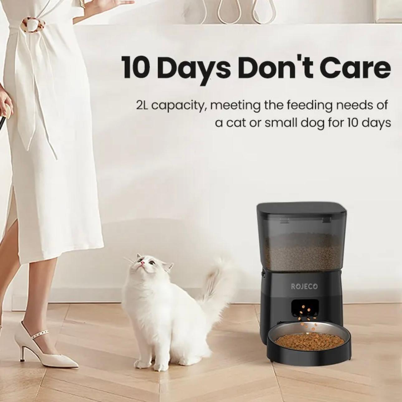 SmartServe 2L Auto Pet Feeder - Precision Meal Dispenser for Cats & Dogs