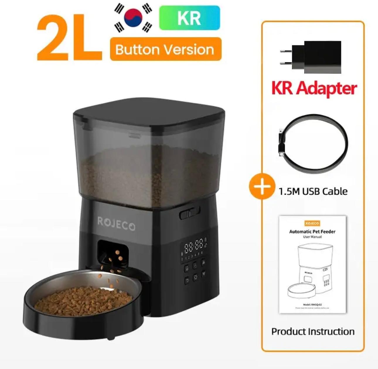 SmartServe 2L Auto Pet Feeder - Precision Meal Dispenser for Cats & Dogs