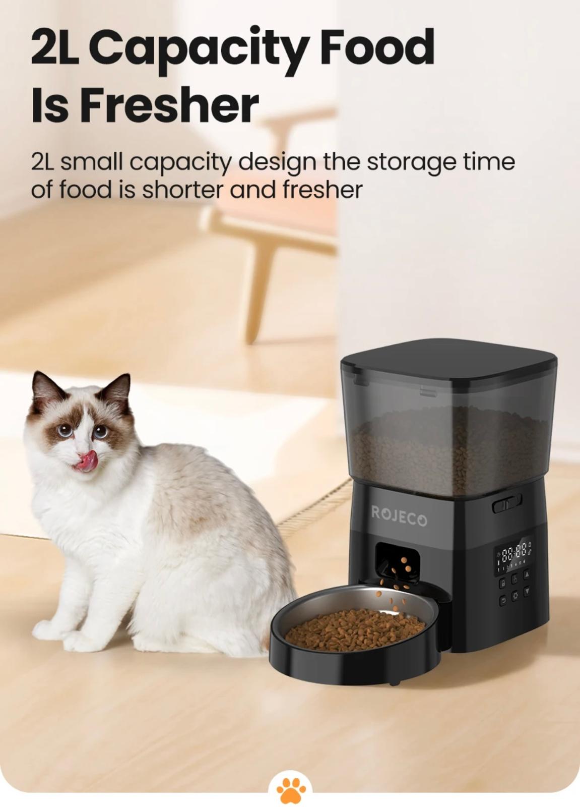 SmartServe 2L Auto Pet Feeder - Precision Meal Dispenser for Cats & Dogs