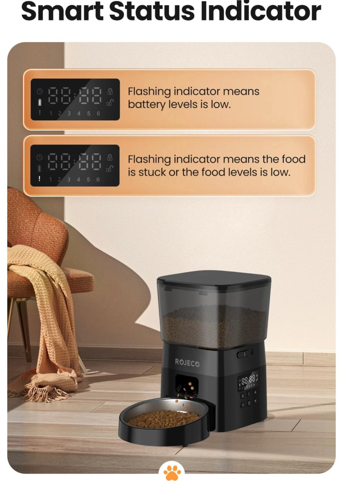 SmartServe 2L Auto Pet Feeder - Precision Meal Dispenser for Cats & Dogs