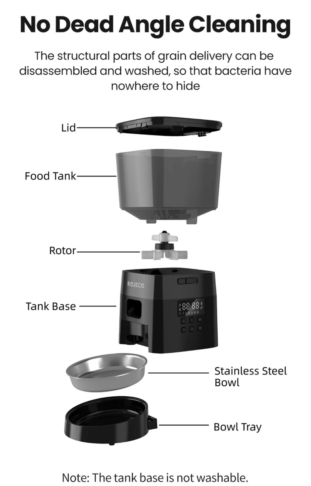 SmartServe 2L Auto Pet Feeder - Precision Meal Dispenser for Cats & Dogs