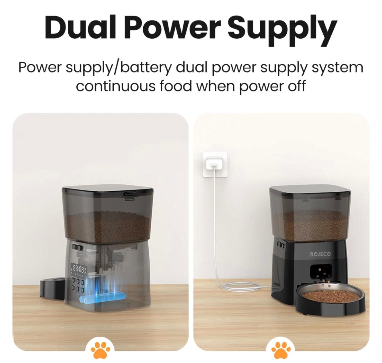 SmartServe 2L Auto Pet Feeder - Precision Meal Dispenser for Cats & Dogs