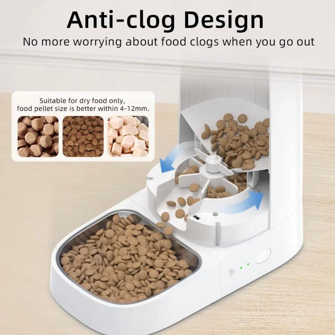 SmartFeed Pro 4L: WiFi-Enabled Pet Feeder for Cats & Dogs