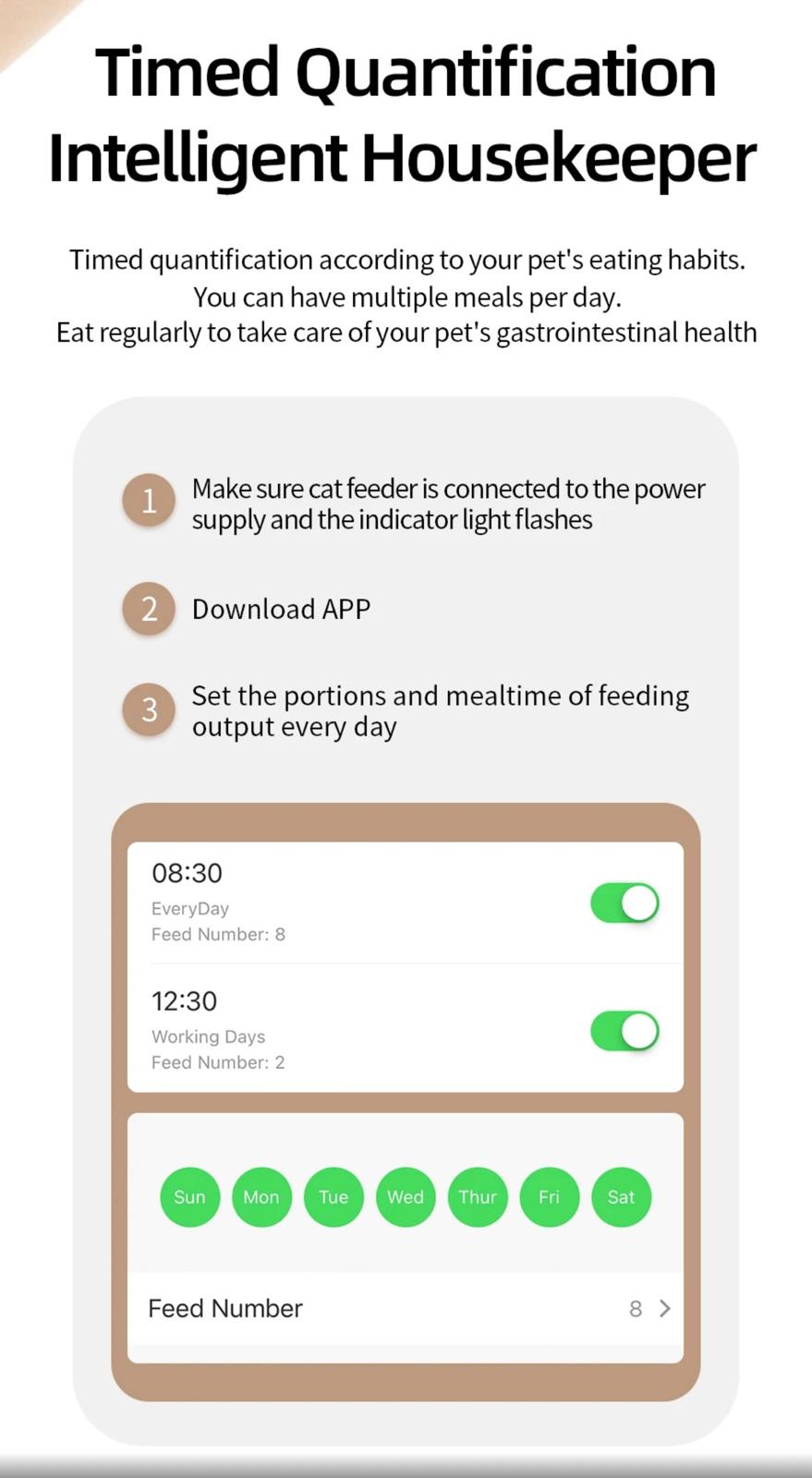 SmartFeed Pro 4L: WiFi-Enabled Pet Feeder for Cats & Dogs