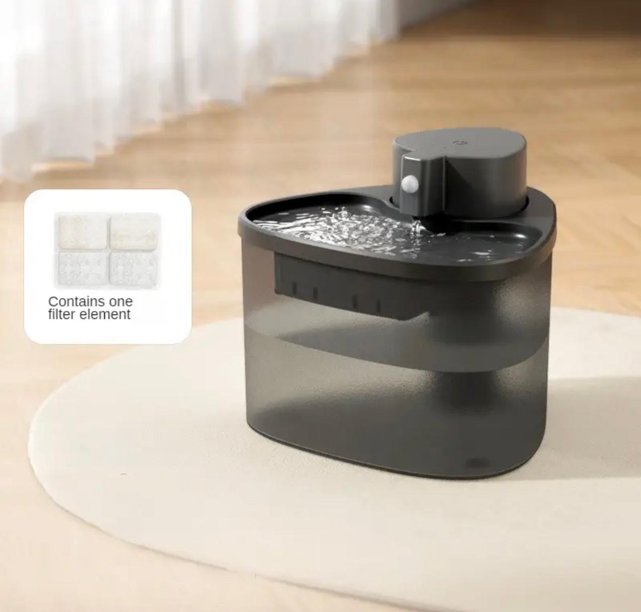 HydroSmart 2L Wireless Pet Water Fountain - Smart Sensor for Cats & Dogs