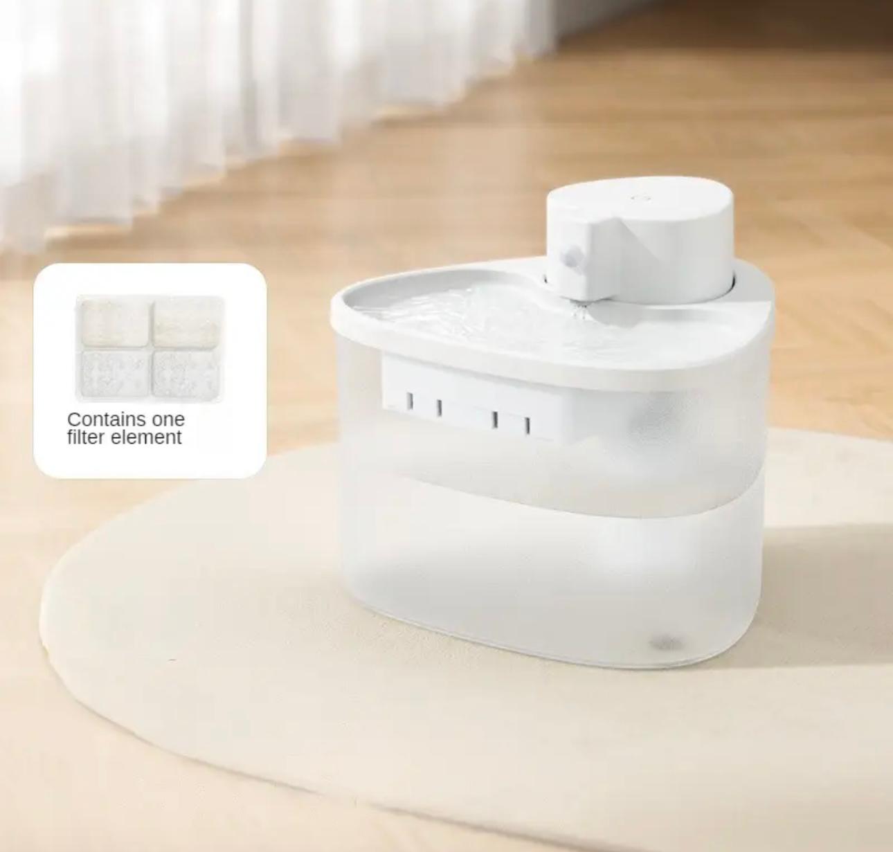 HydroSmart 2L Wireless Pet Water Fountain - Smart Sensor for Cats & Dogs