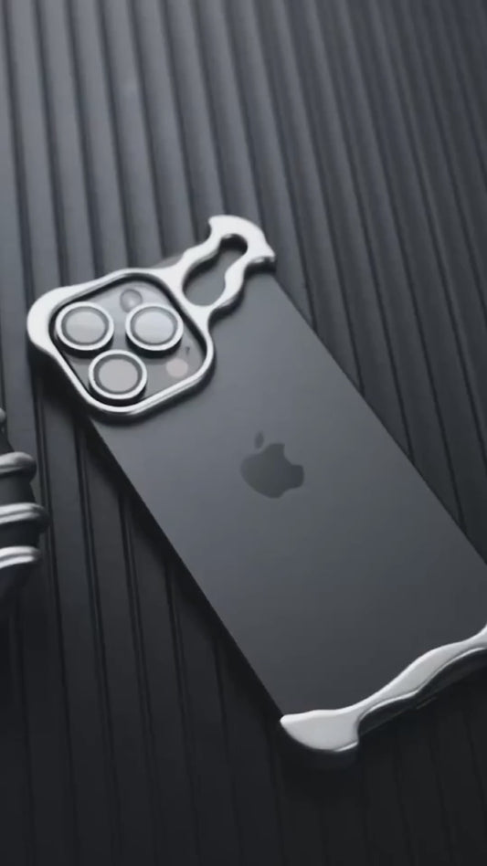 Luxury Aluminum Alloy Bumper Phone Case with Lens Film Protection - Shockproof Cover for iPhone
