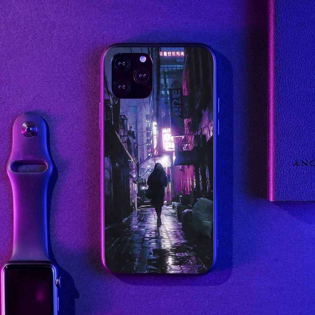 Seoul Storm Neon LED Anime Case for Xiaomi/Redmi - Cyberpunk Vibe